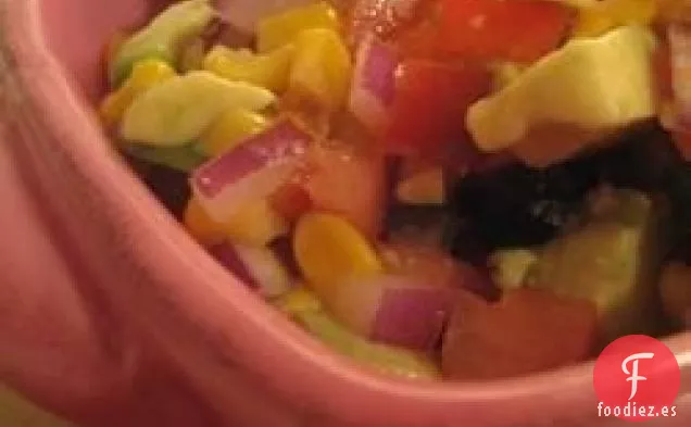 Salsa de Tomate, Maíz y Aguacate