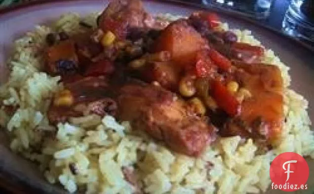 Pollo Latino de Cocción Lenta