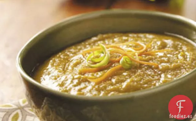 Sopa Vegetariana de Guisantes Partidos