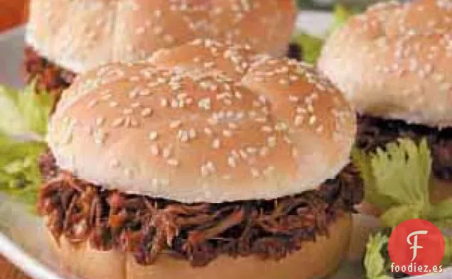 Sándwiches de Venado Rallado