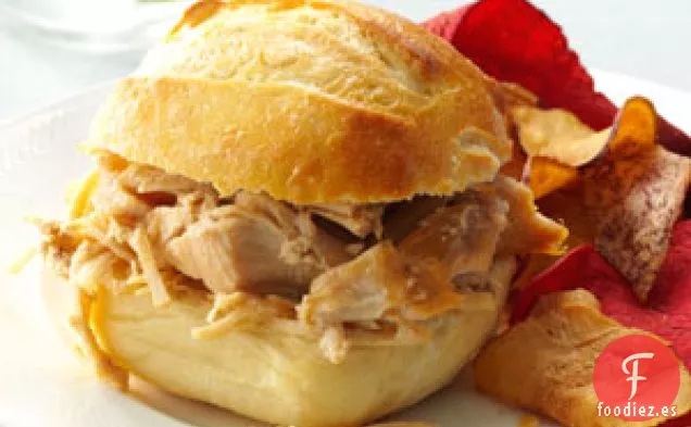 Sándwiches de Pavo Desmenuzado