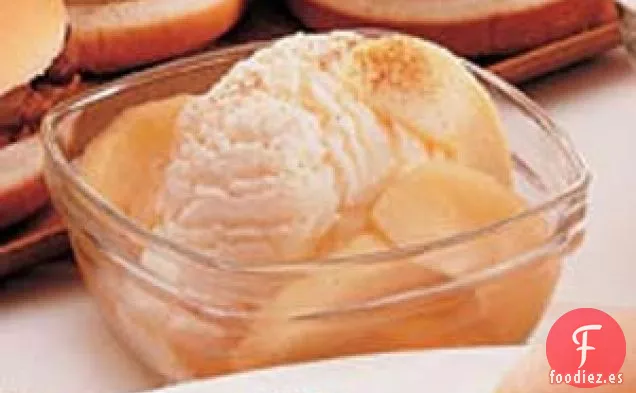 Helados Calientes de Manzana