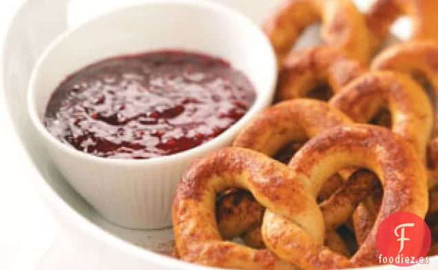 Pretzels Horneados con Canela