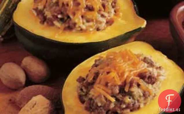 Calabaza Bellota Rellena de Ternera