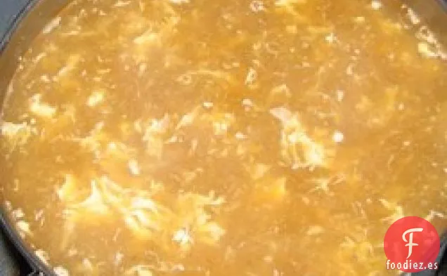 Sopa de Gotas de Huevo (Mejor que la Calidad de un Restaurante)