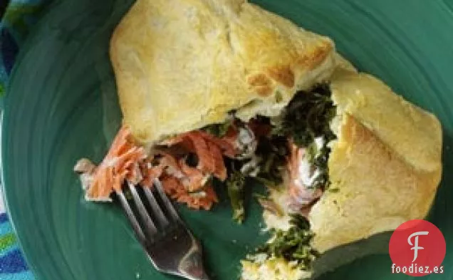 Paquetes de Salmón con Espinacas
