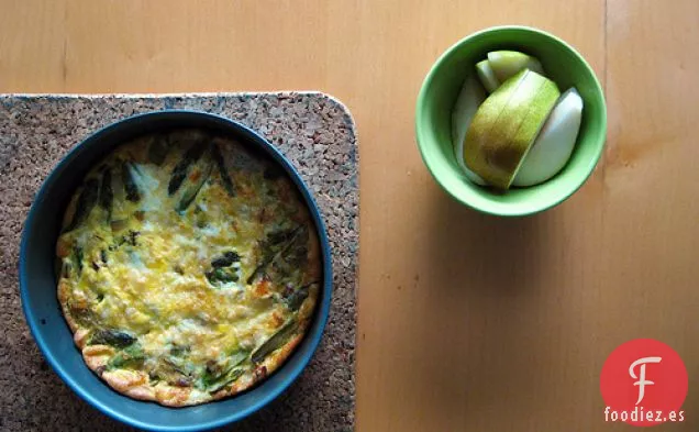 Huevo al Horno + Espárragos Gratinados