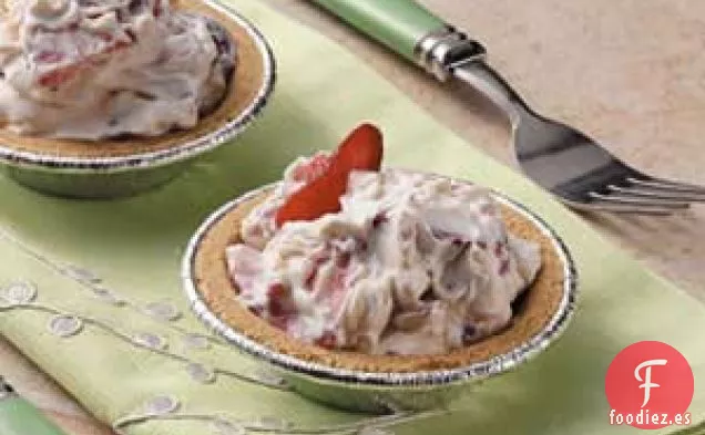 Tartas de fresas y Crema