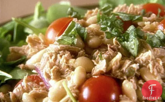 Ensalada de Atún con Frijoles Blancos