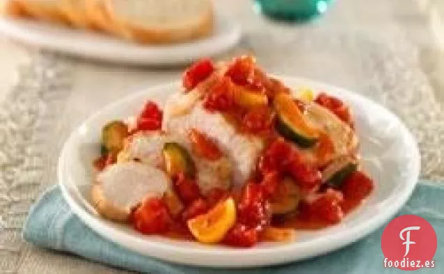 Pollo Hunts® con Verduras Mediterráneas