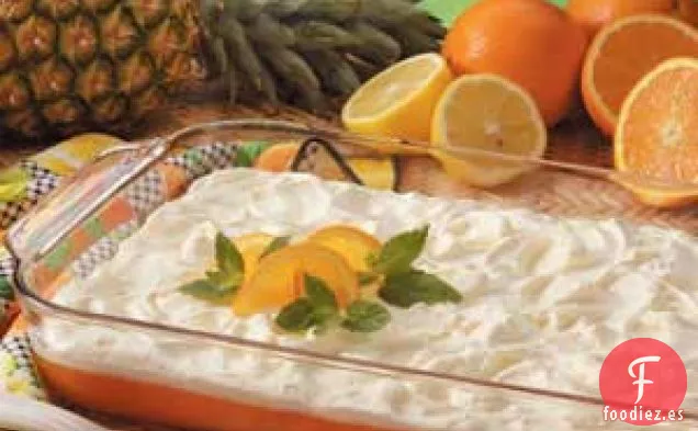 Ensalada de Gelatina de Naranja Agria