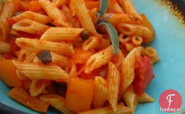 Linguini con Salsa Fresca de Salvia y Alcaparras