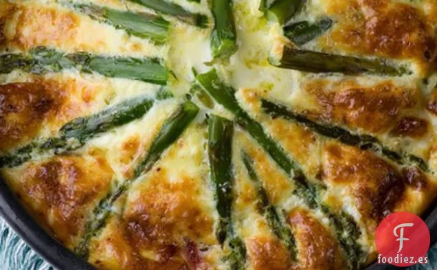 Frittata Al Horno De Espárragos Y Jamón