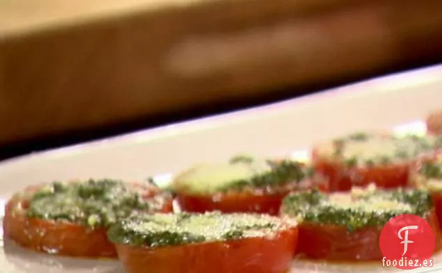 Tomates Asados con Pesto