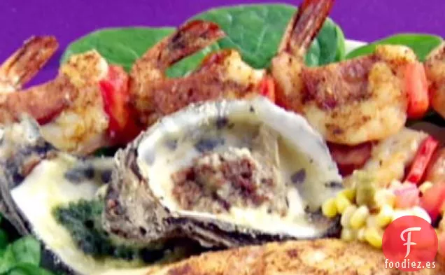 Bruschetta de Ostras a la Parrilla del Río Madre de las Perlas