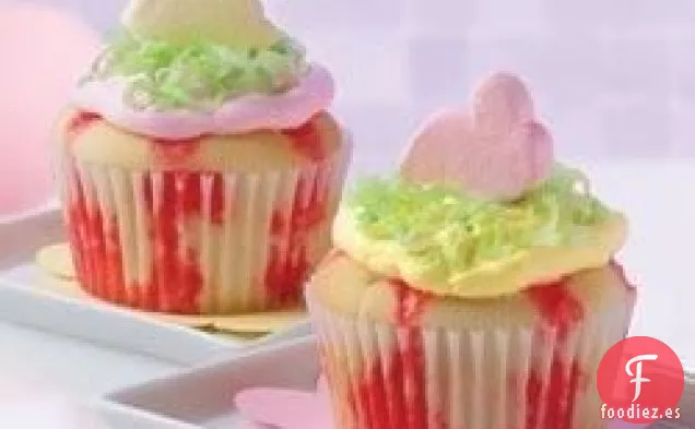 Cupcakes de Primavera Poke