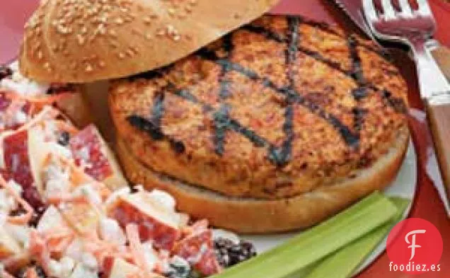 Hamburguesa de Verduras de Pavo a la Parrilla