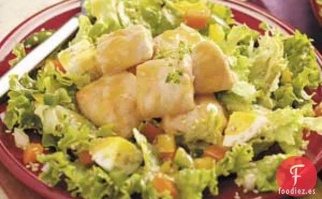 Ensalada de Pollo con Miel y Dijon