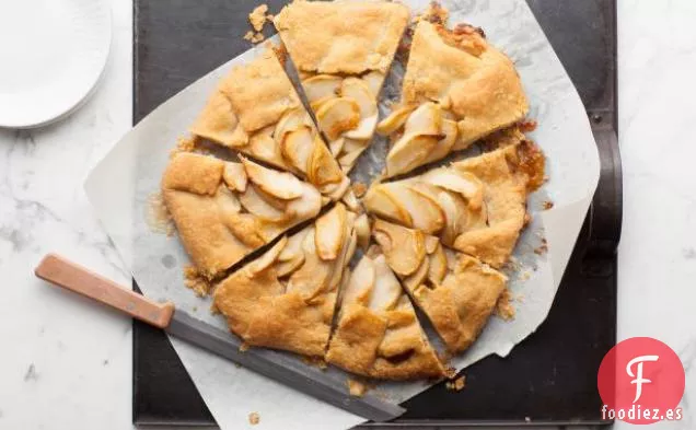 Tarta de Manzana Plana con Corteza de Tarta Perfecta