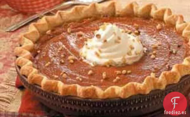 Pastel de Calabaza Crujiente de Caramelo