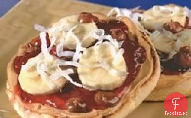Pizza de Mantequilla de Maní y Jalea