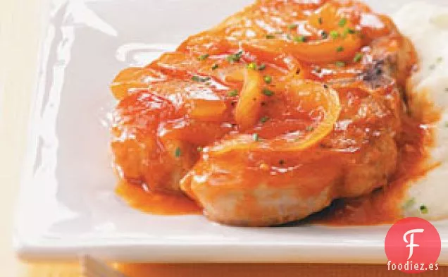 Chuletas de Cerdo a la Parrilla Picantes