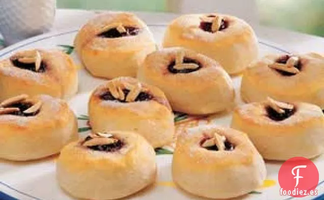 Rondas de Almendras y Frambuesas