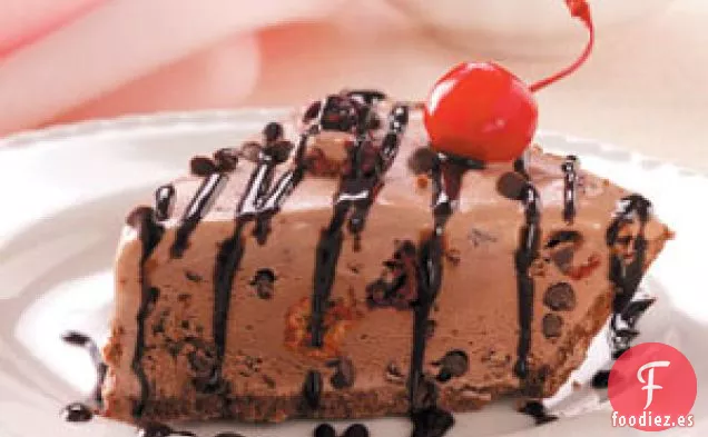 Tarta de Helado de Chocolate y Cerezas