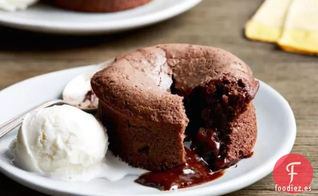 Pasteles de Lava de Chocolate