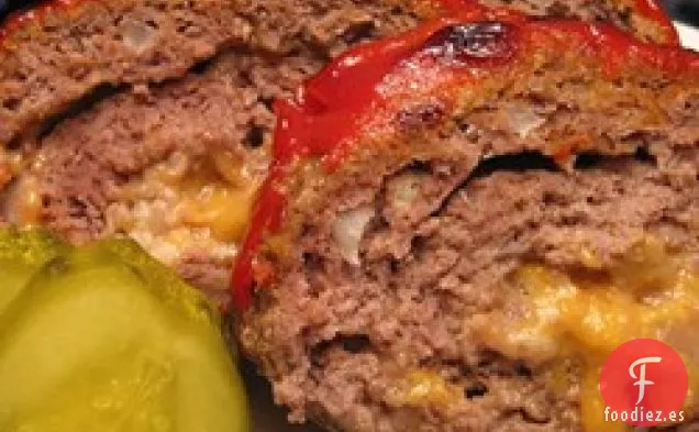 Pastel de Carne de Hamburguesa con Queso