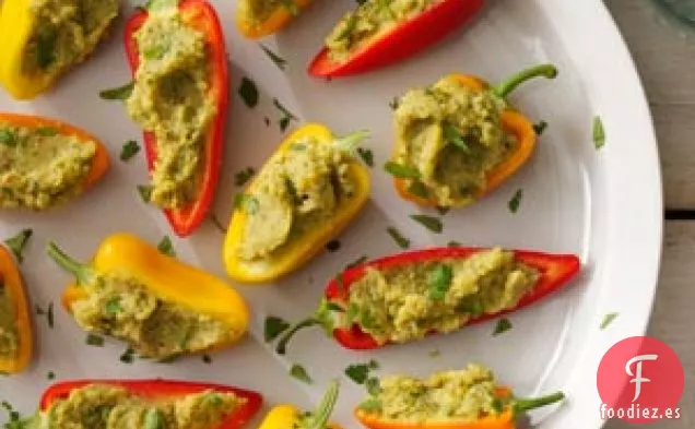 Mini Pimientos Rellenos de Garbanzo