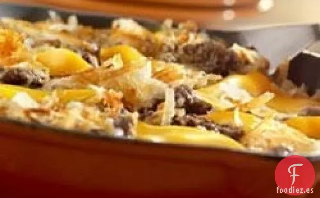 Sartén Fácil de Carne de Res y Papas Fritas