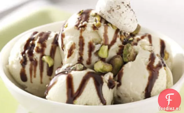 Helados de Merengue de Pistacho