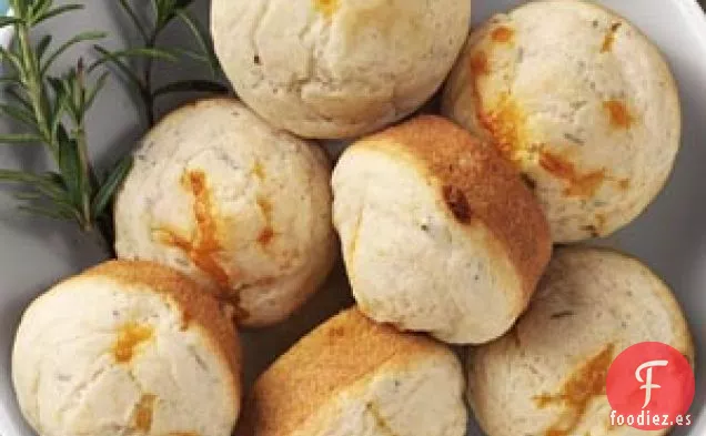 Muffins de Queso Cheddar y Romero
