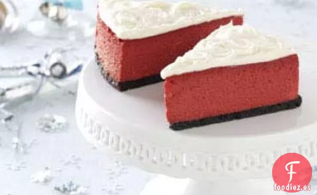 Tarta de Queso de Terciopelo Rojo
