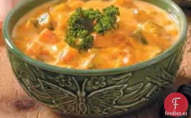 Sopa de Zanahoria y Calabacín