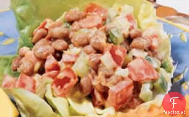 Ensalada de cerdo y Frijoles