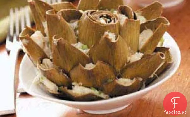 Alcachofas Rellenas de Cangrejo