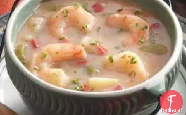 Sopa de Camarones Baja en Grasa