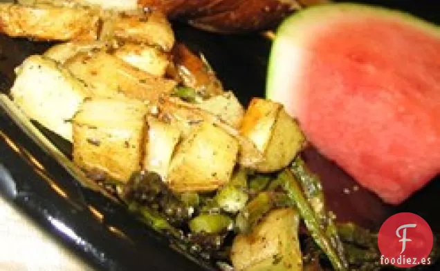 Espárragos Asados con Hierbas de Provenza