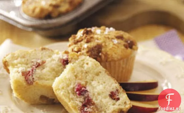 Muffins de Ciruela con Cubierta de Streusel