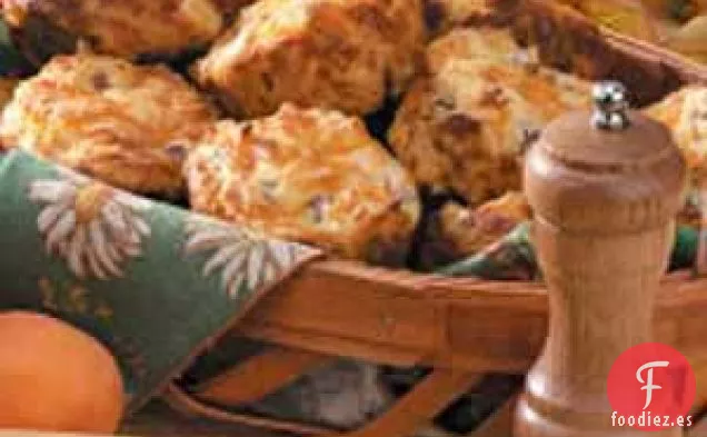 Muffins de Jamón y Queso