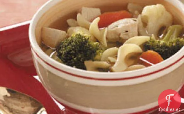 Sopa de Pollo con Verduras