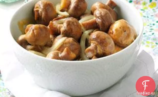 Champiñones en Escabeche con Ajo