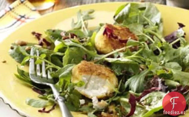 Ensalada de Nueces con Miel y Queso de Cabra