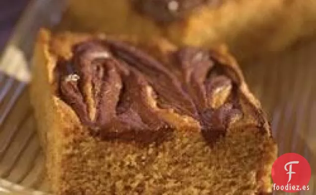 Brownies de Mantequilla de Maní Veteados