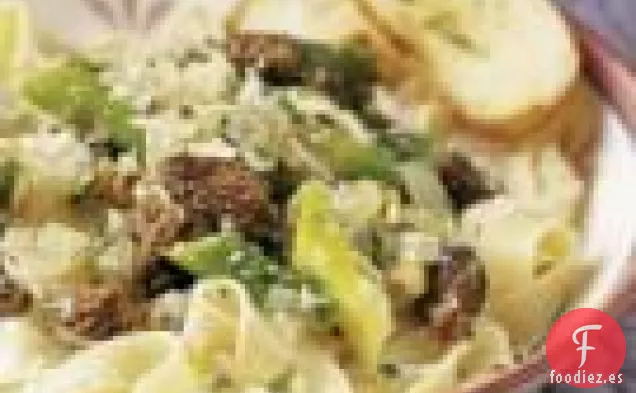 Fettuccine Con Espárragos Y Colmenillas