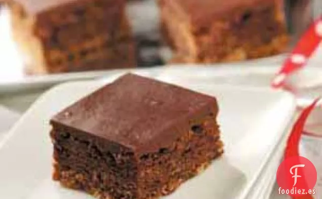 Brownies de Chocolate de Tres Capas