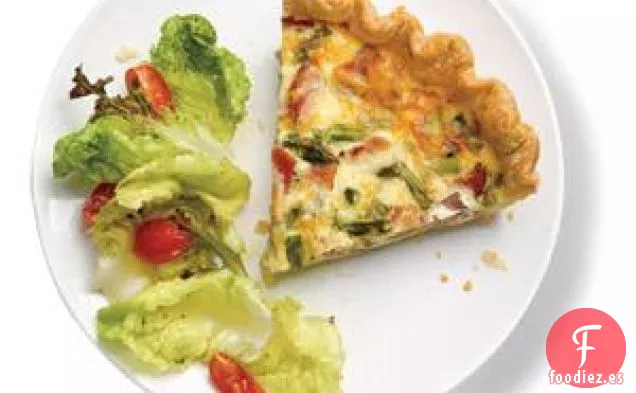 Quiche De Jamón Y Espárragos