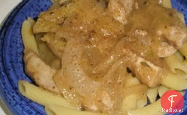 Chuletas de Cerdo con Salsa de Manzana y Cebolla